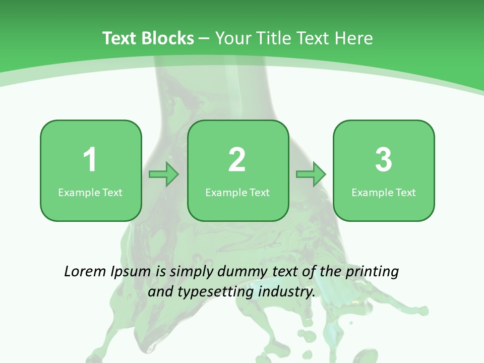 Macro Fresh Beverage PowerPoint Template