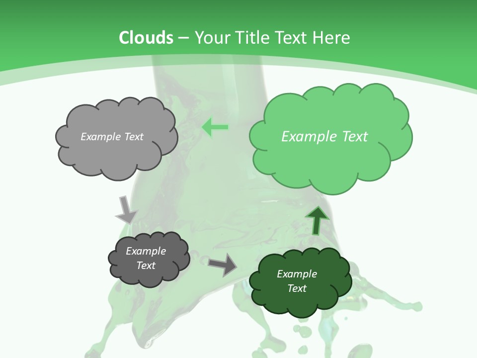 Macro Fresh Beverage PowerPoint Template