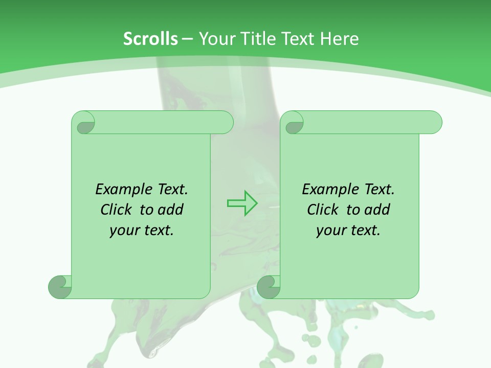 Macro Fresh Beverage PowerPoint Template