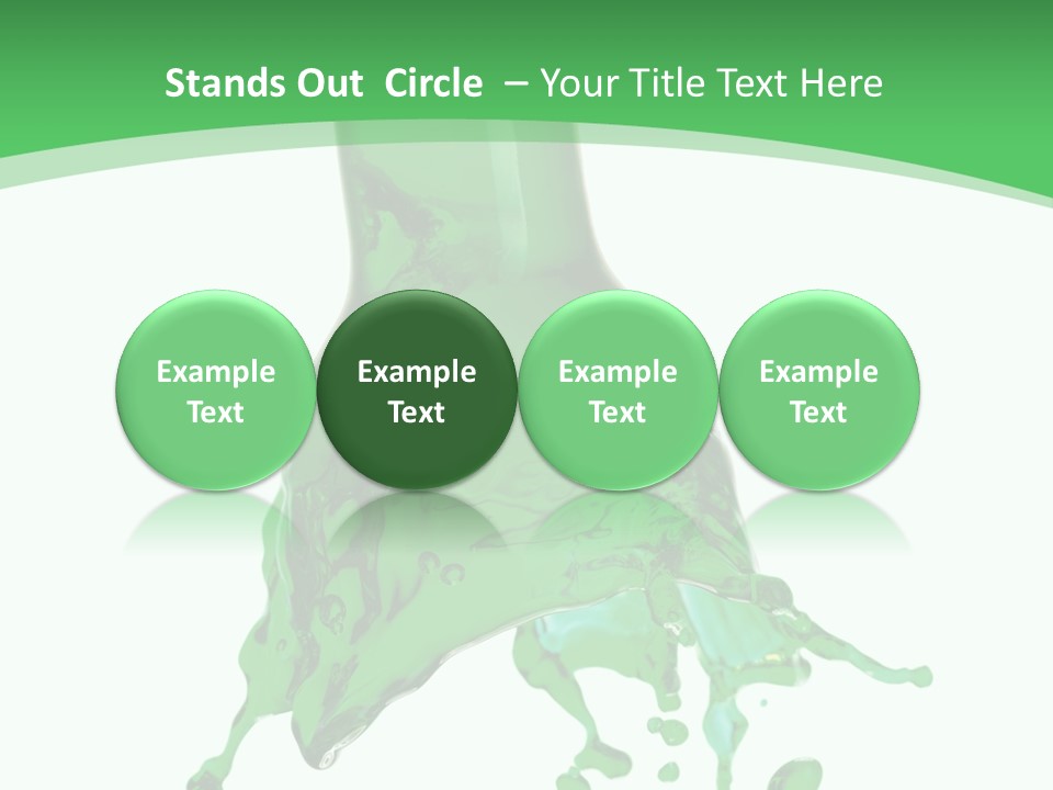 Macro Fresh Beverage PowerPoint Template