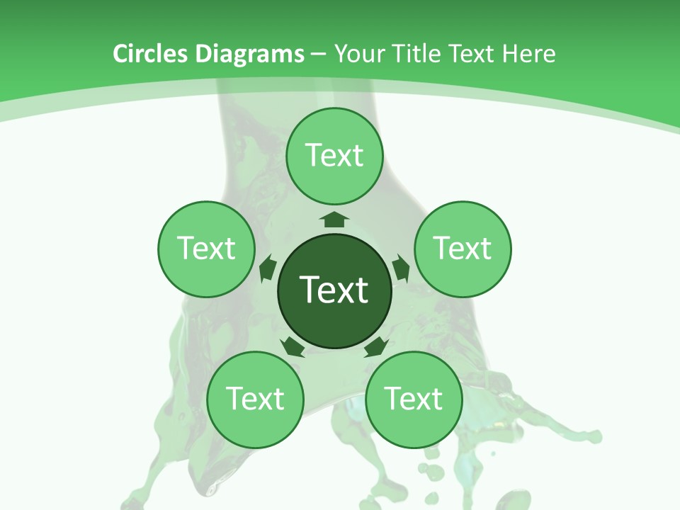 Macro Fresh Beverage PowerPoint Template