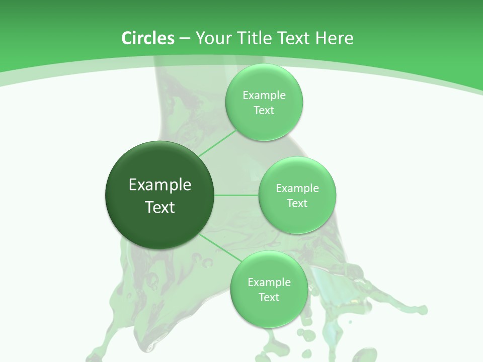 Macro Fresh Beverage PowerPoint Template