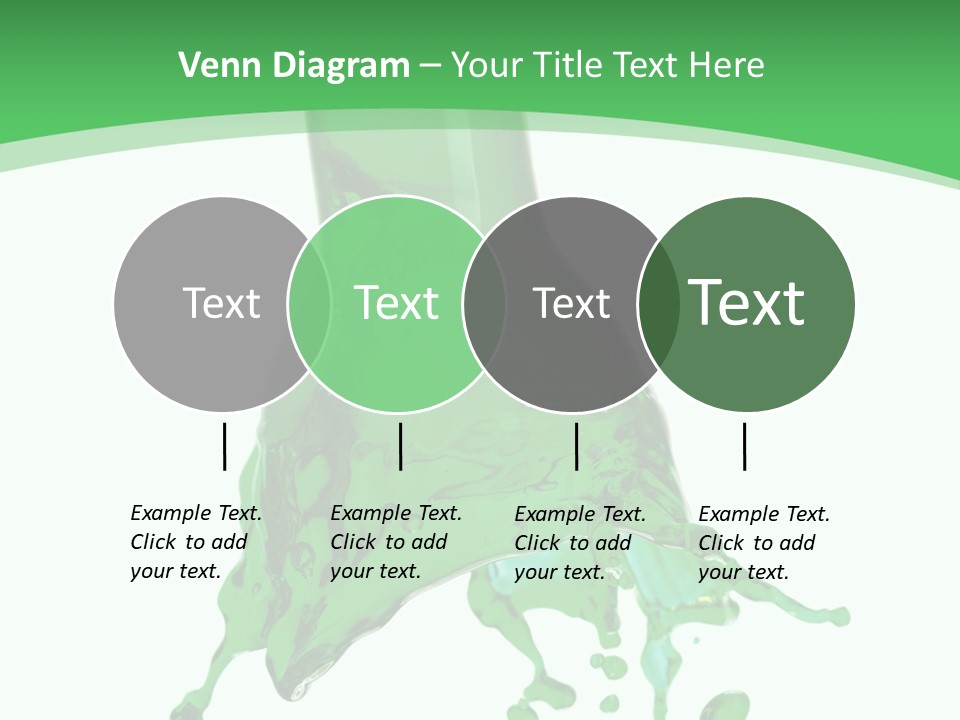 Macro Fresh Beverage PowerPoint Template