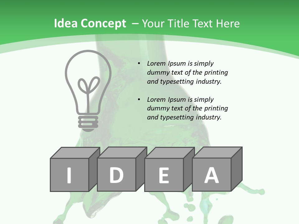 Macro Fresh Beverage PowerPoint Template