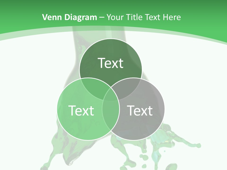 Macro Fresh Beverage PowerPoint Template