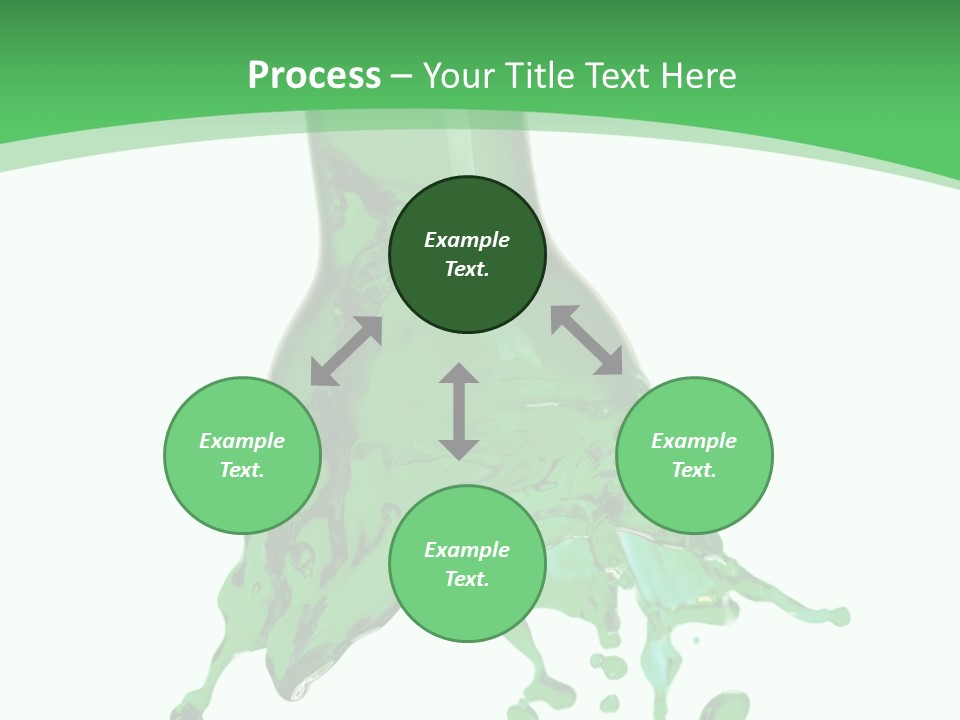 Macro Fresh Beverage PowerPoint Template