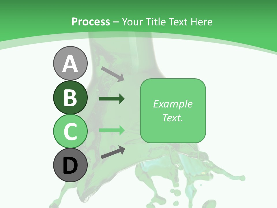 Macro Fresh Beverage PowerPoint Template