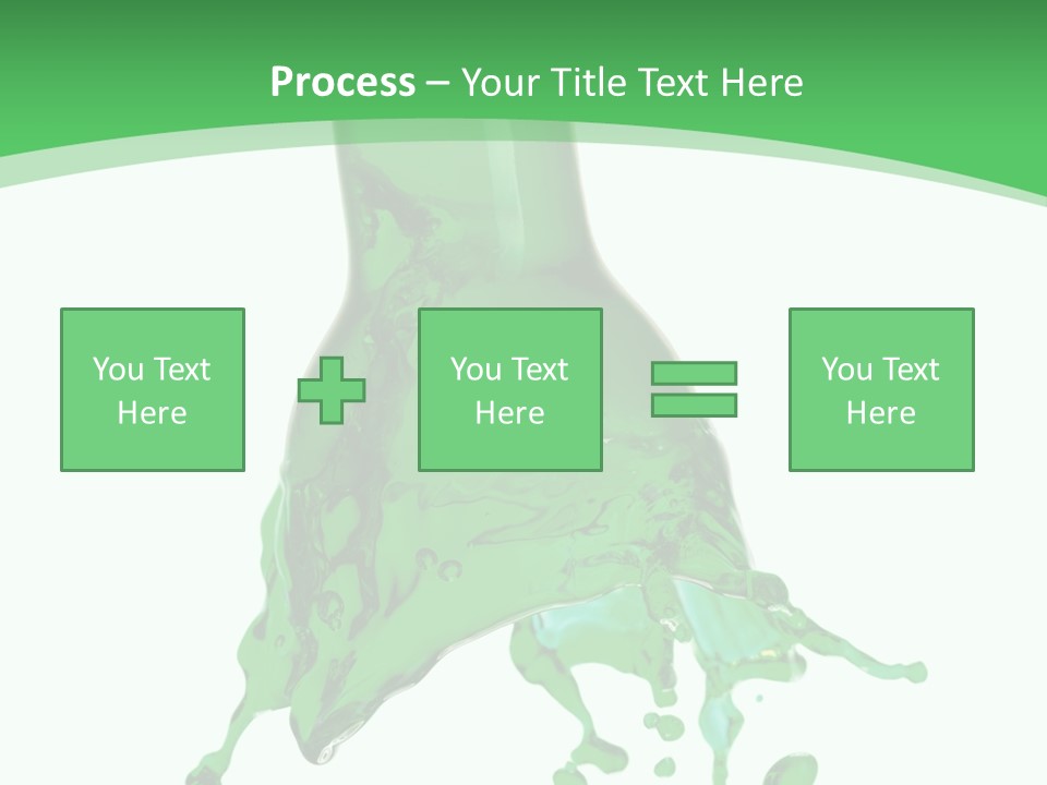 Macro Fresh Beverage PowerPoint Template