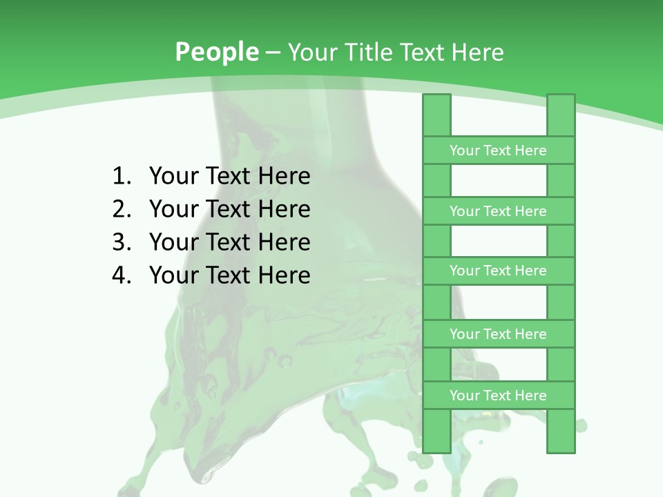 Macro Fresh Beverage PowerPoint Template