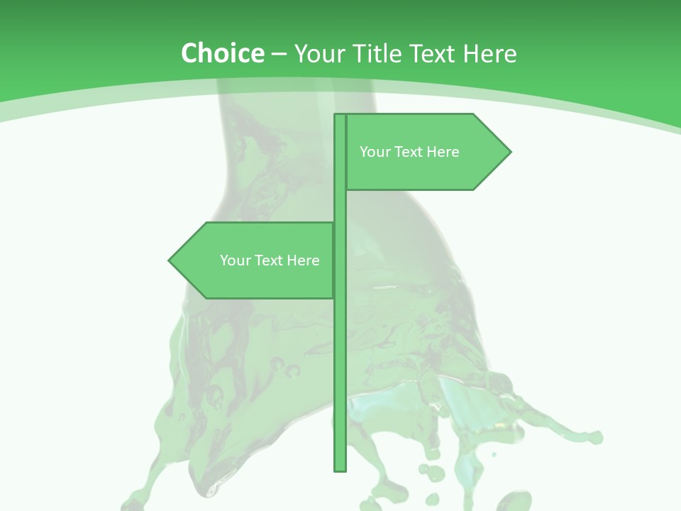 Macro Fresh Beverage PowerPoint Template