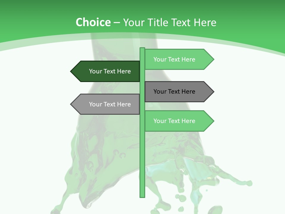 Macro Fresh Beverage PowerPoint Template