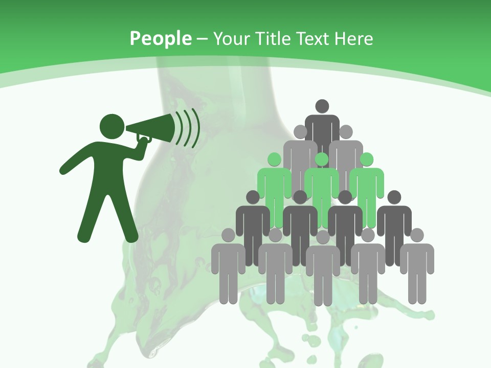 Macro Fresh Beverage PowerPoint Template