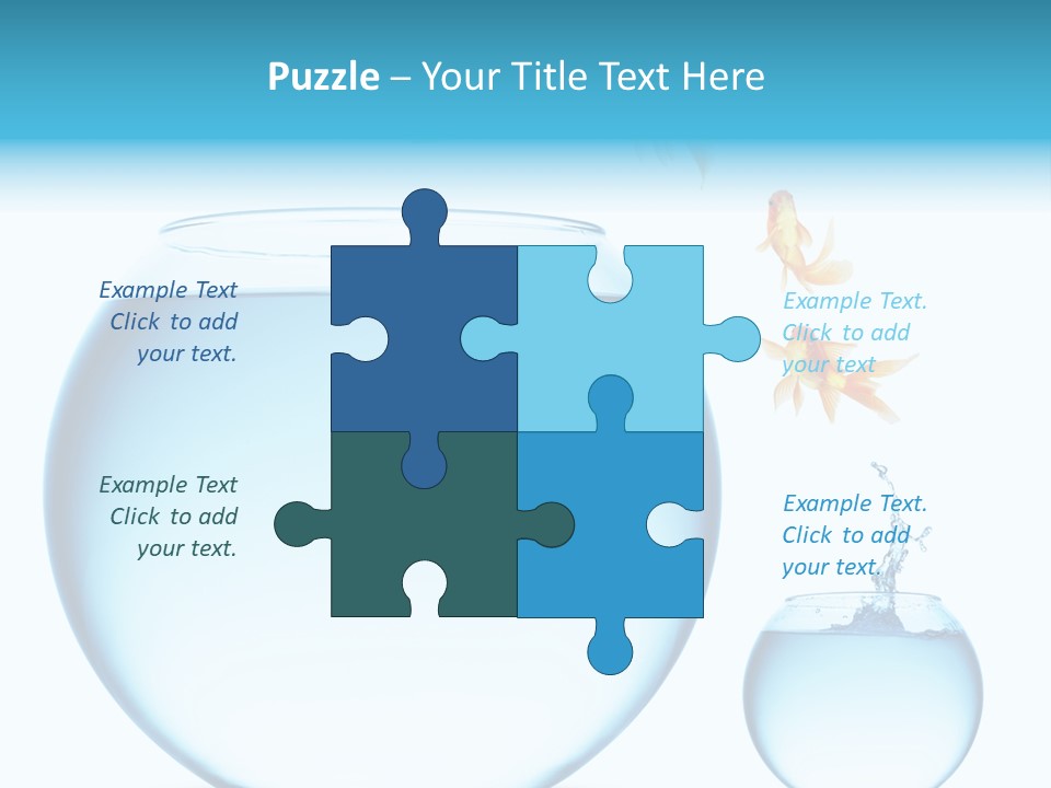 Liquid White Isolated PowerPoint Template