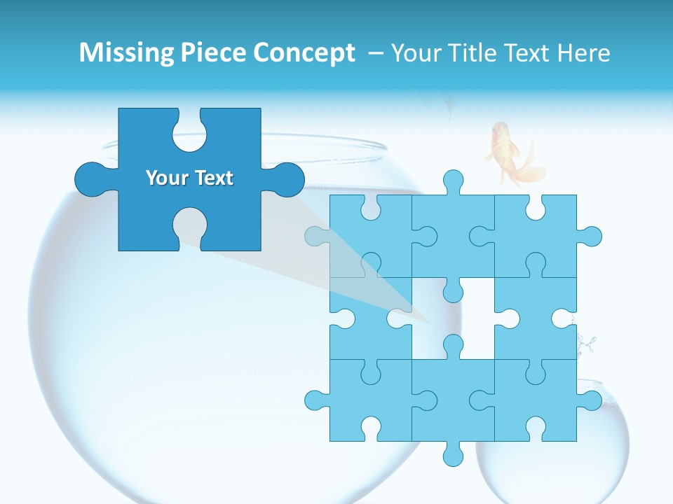 Liquid White Isolated PowerPoint Template