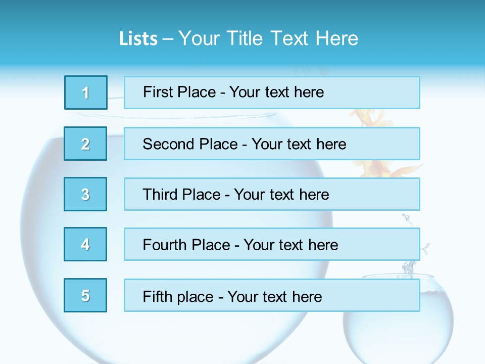 Liquid White Isolated PowerPoint Template