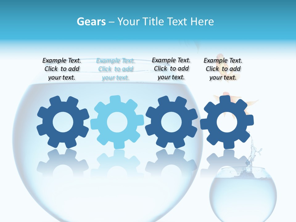 Liquid White Isolated PowerPoint Template