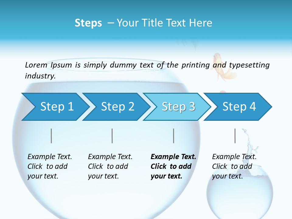 Liquid White Isolated PowerPoint Template
