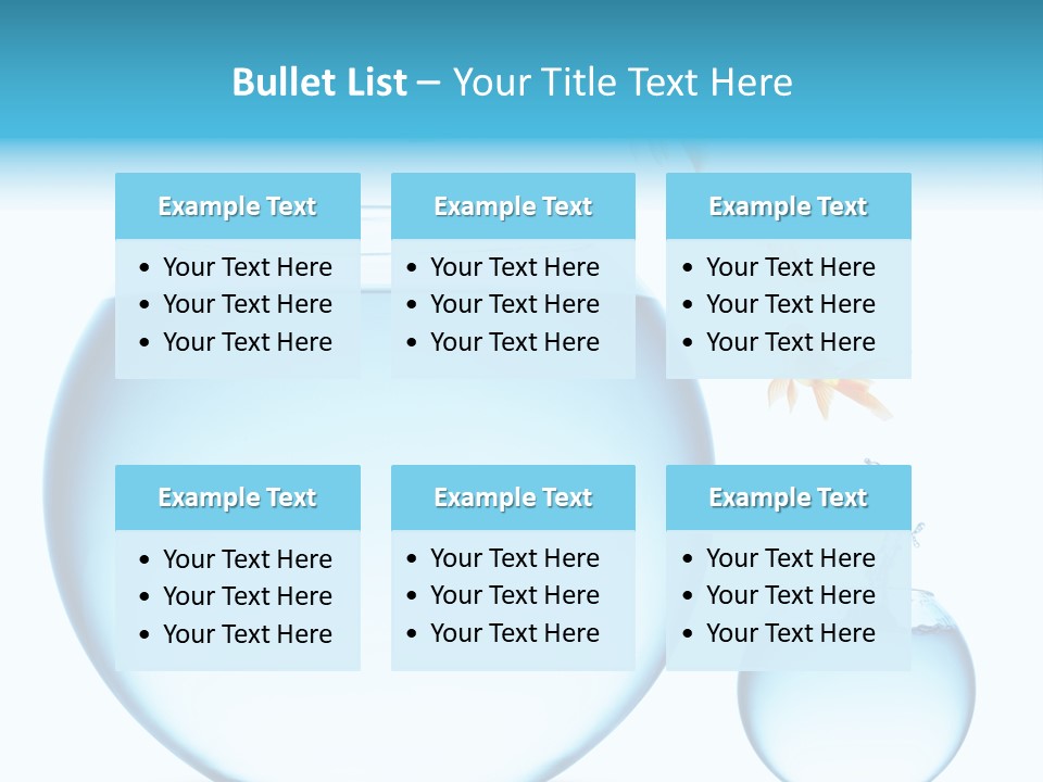 Liquid White Isolated PowerPoint Template