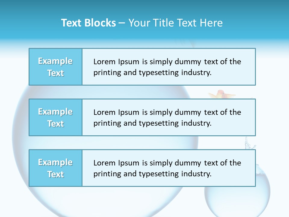 Liquid White Isolated PowerPoint Template