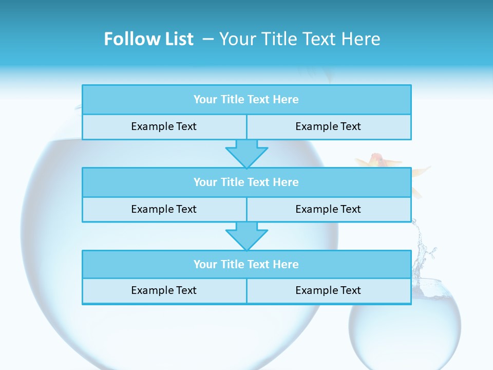Liquid White Isolated PowerPoint Template