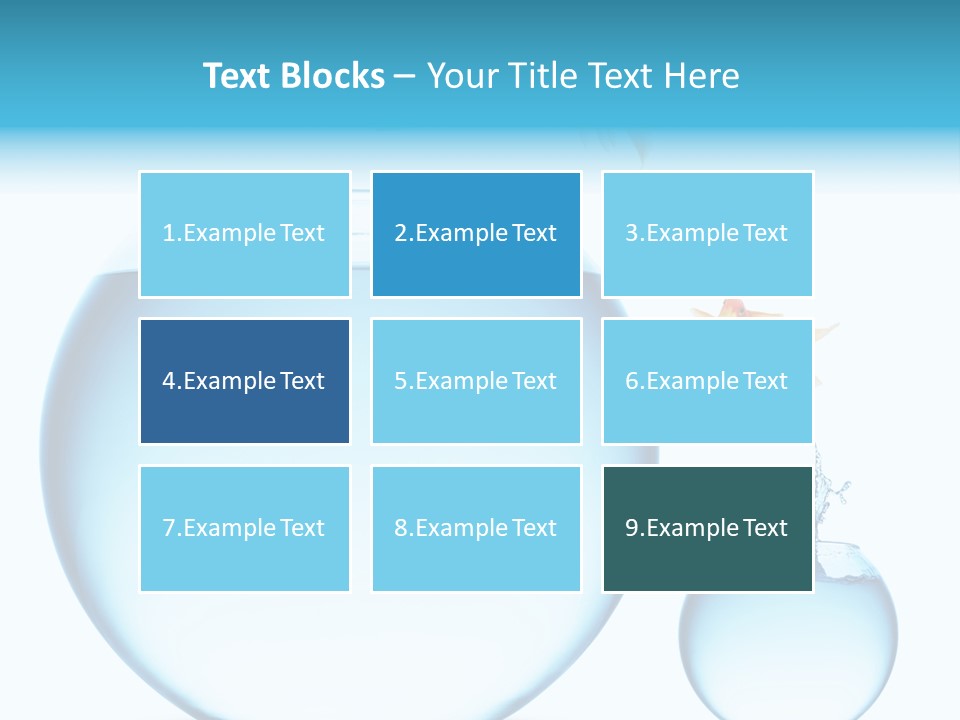 Liquid White Isolated PowerPoint Template