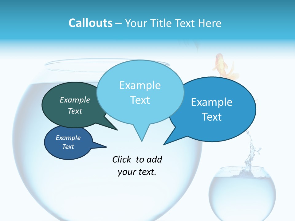 Liquid White Isolated PowerPoint Template