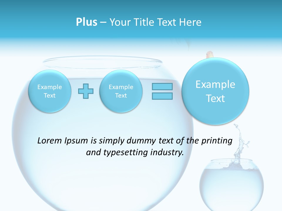Liquid White Isolated PowerPoint Template