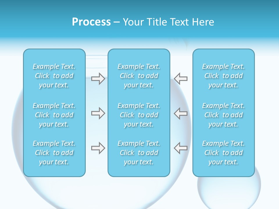 Liquid White Isolated PowerPoint Template