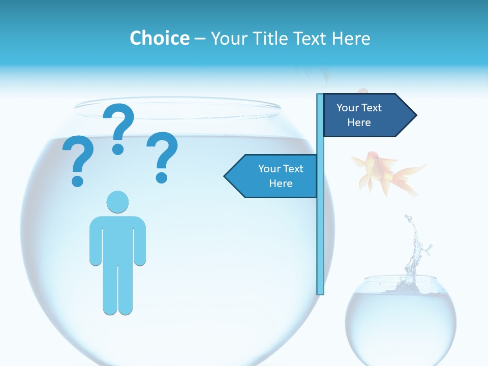 Liquid White Isolated PowerPoint Template
