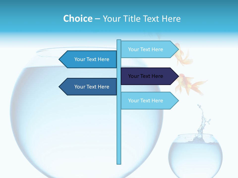 Liquid White Isolated PowerPoint Template