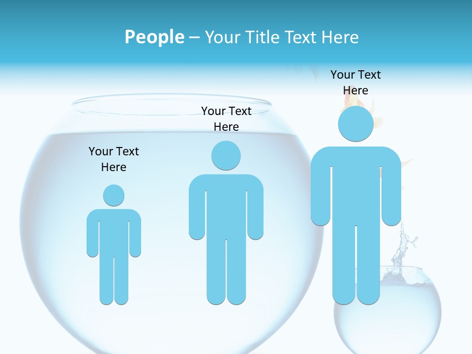 Liquid White Isolated PowerPoint Template