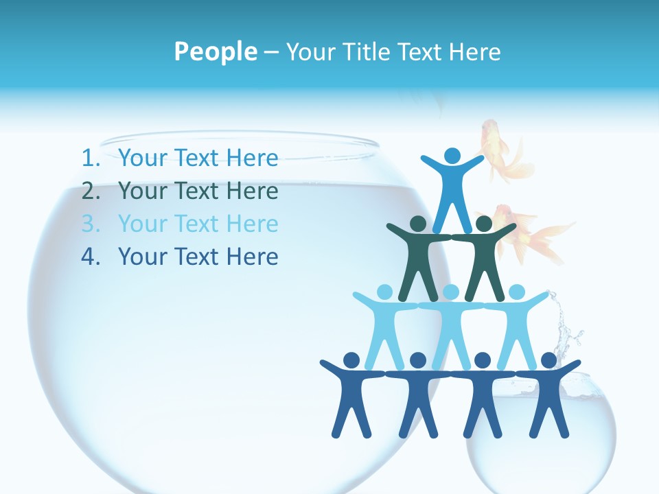 Liquid White Isolated PowerPoint Template