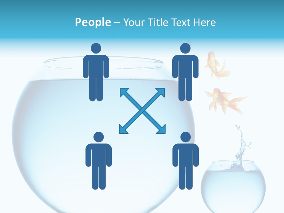 Liquid White Isolated PowerPoint Template