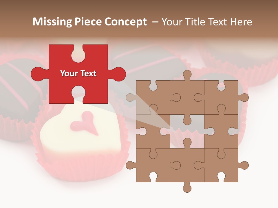 Praline Candy Background PowerPoint Template