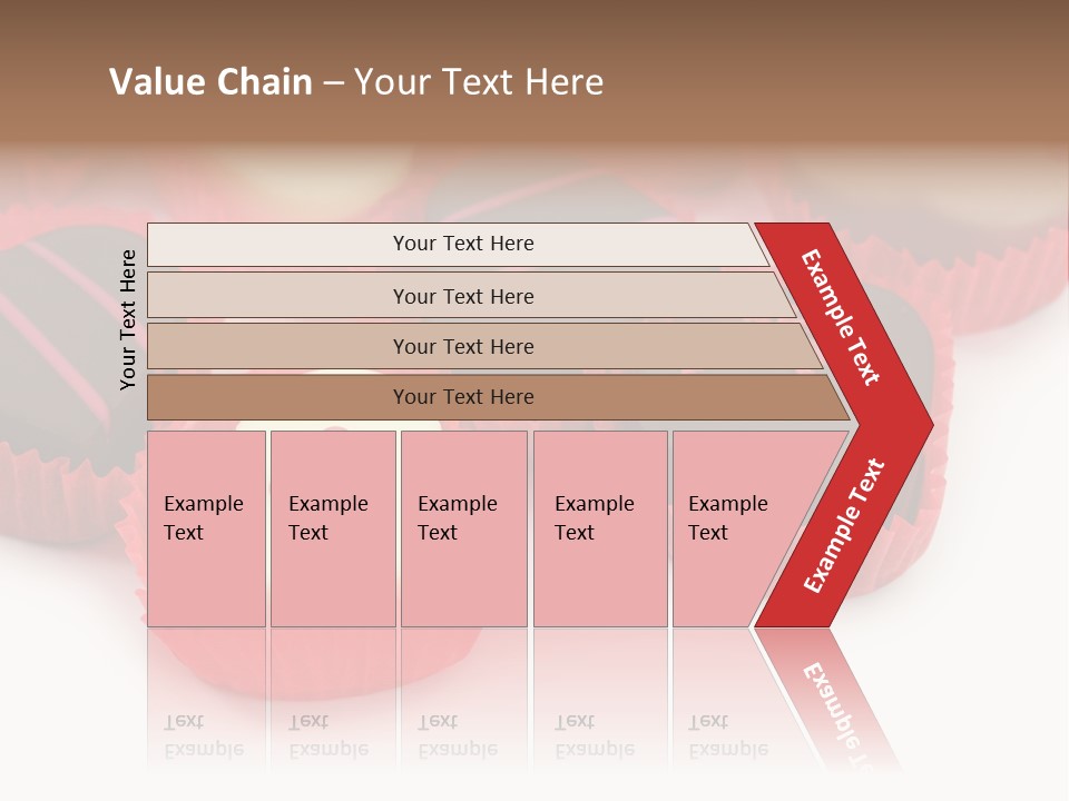 Praline Candy Background PowerPoint Template