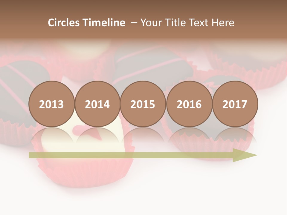 Praline Candy Background PowerPoint Template