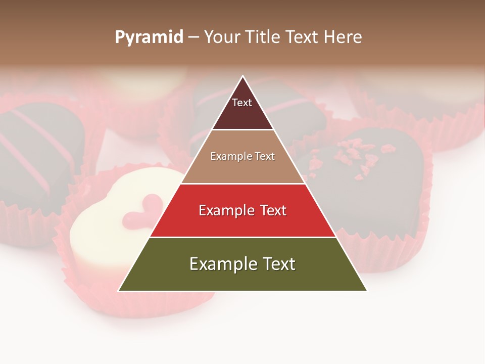 Praline Candy Background PowerPoint Template