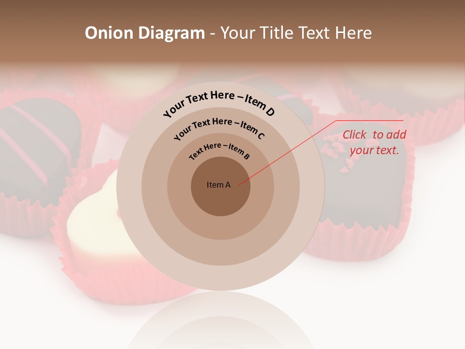Praline Candy Background PowerPoint Template