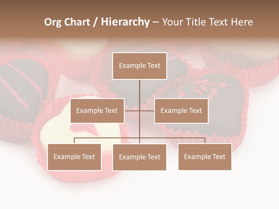 Praline Candy Background PowerPoint Template