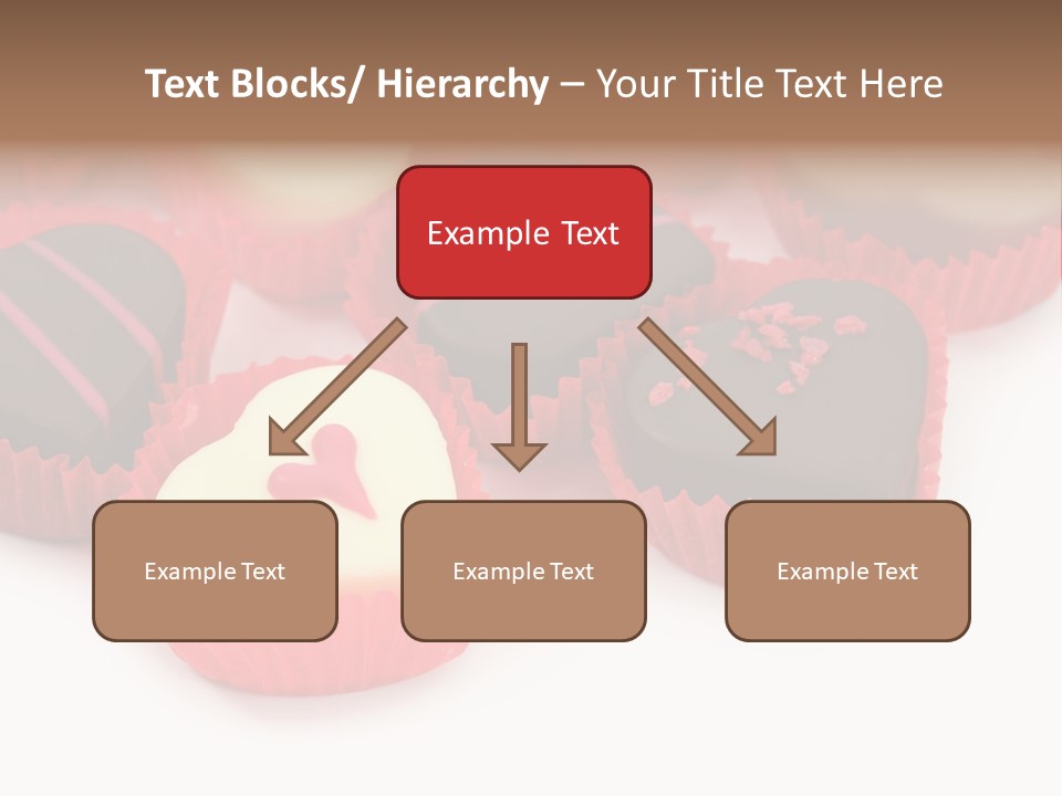 Praline Candy Background PowerPoint Template
