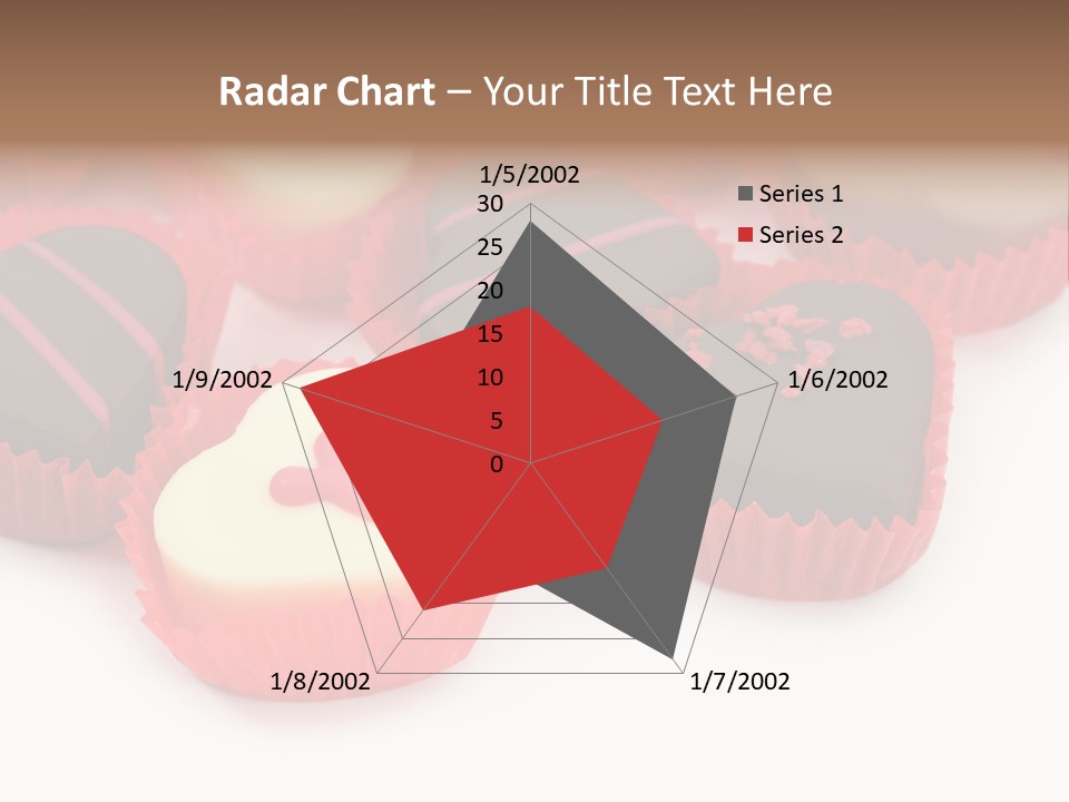 Praline Candy Background PowerPoint Template