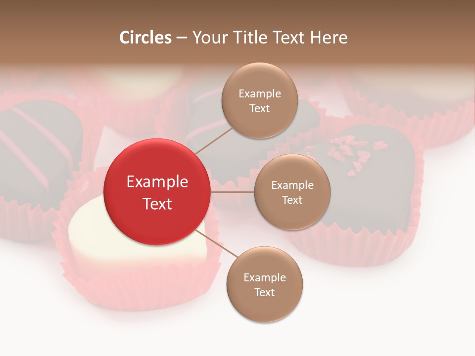 Praline Candy Background PowerPoint Template