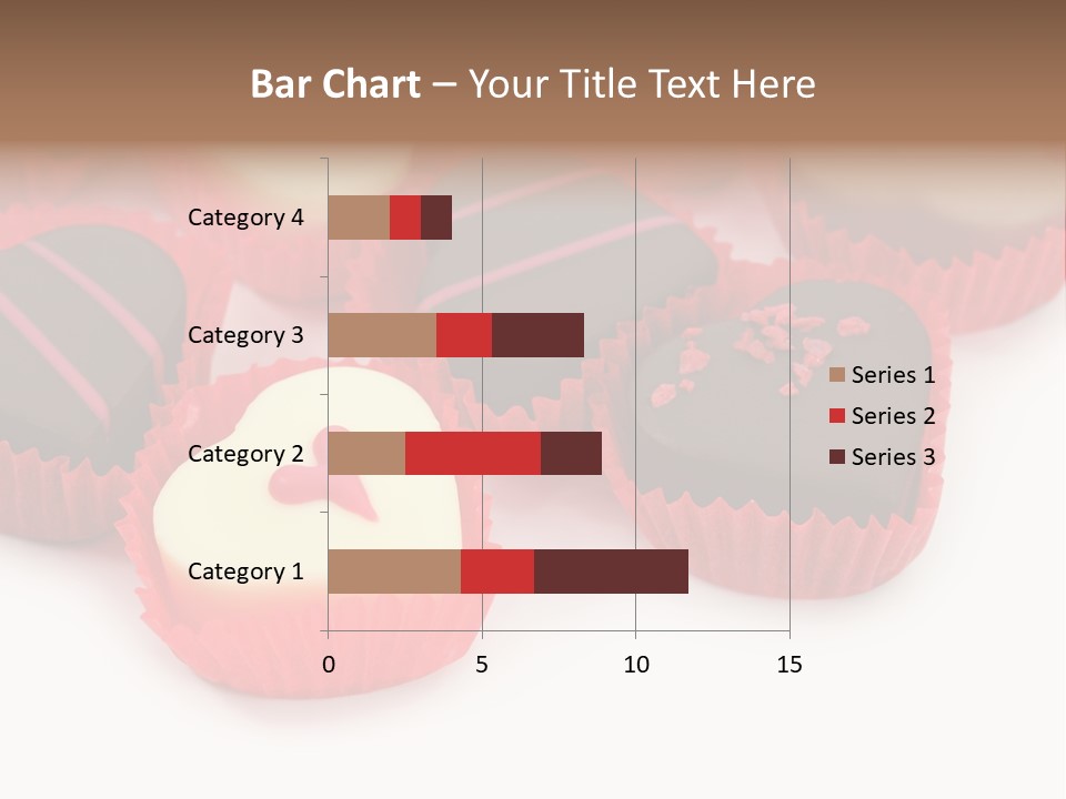 Praline Candy Background PowerPoint Template