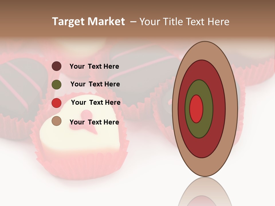 Praline Candy Background PowerPoint Template