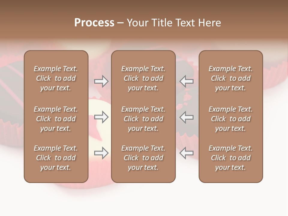 Praline Candy Background PowerPoint Template