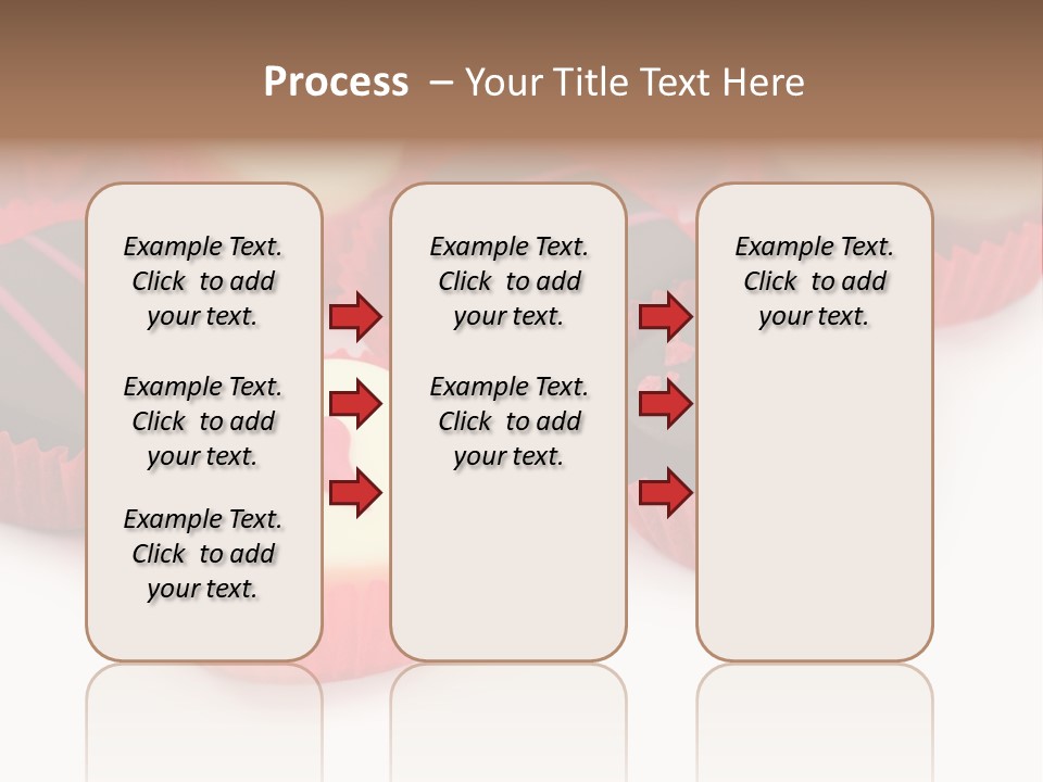 Praline Candy Background PowerPoint Template