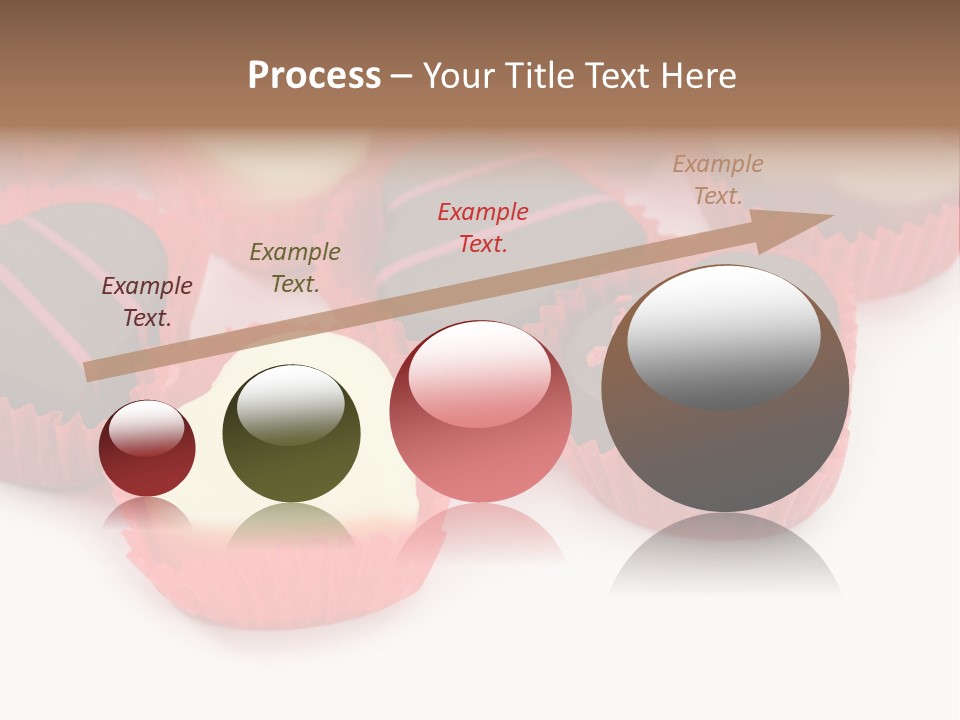 Praline Candy Background PowerPoint Template