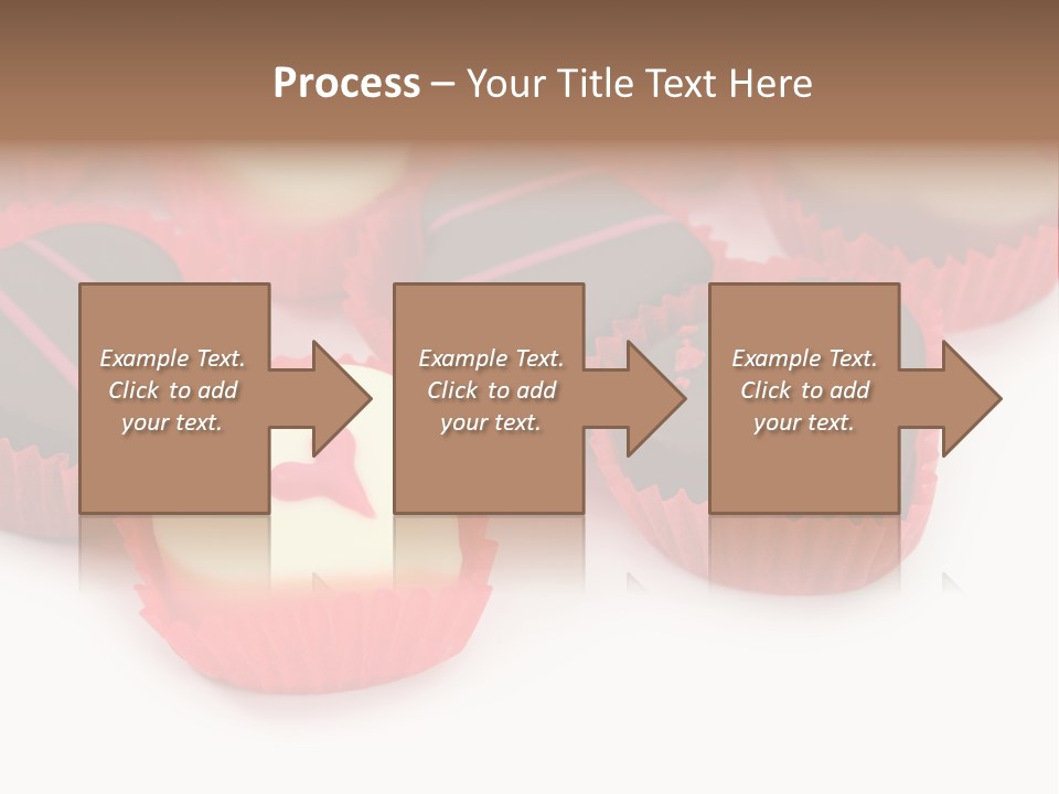 Praline Candy Background PowerPoint Template