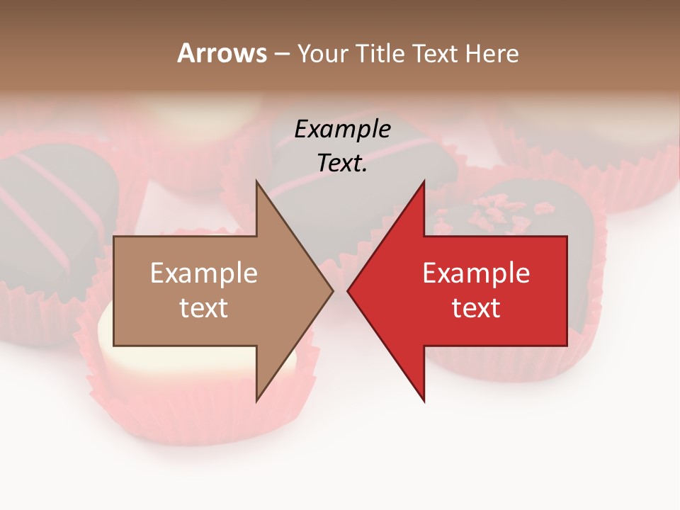 Praline Candy Background PowerPoint Template