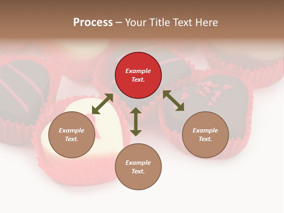 Praline Candy Background PowerPoint Template